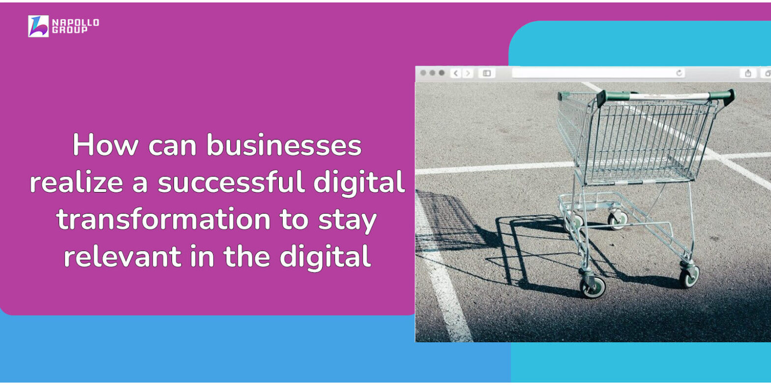 How can businesses realize a successful digital transformation to stay relevant in the digital market
